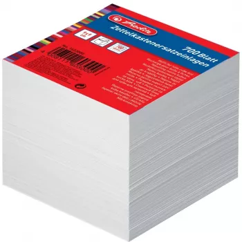Bloc de notas cuadradas Herlitz 1603000 Blanco 700 hojas autoadhesivas