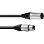 Cable DMX XLR de 5 pines PSSO 10 m con conectores Neutrik