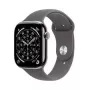Smartwatch Apple Watch Series 11 GPS + Cellular 42mm carcasa Natural Titan con Sport Loop gris Stone