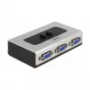 Conmutador VGA DeLOCK 87758 2 puertos manual bidireccional