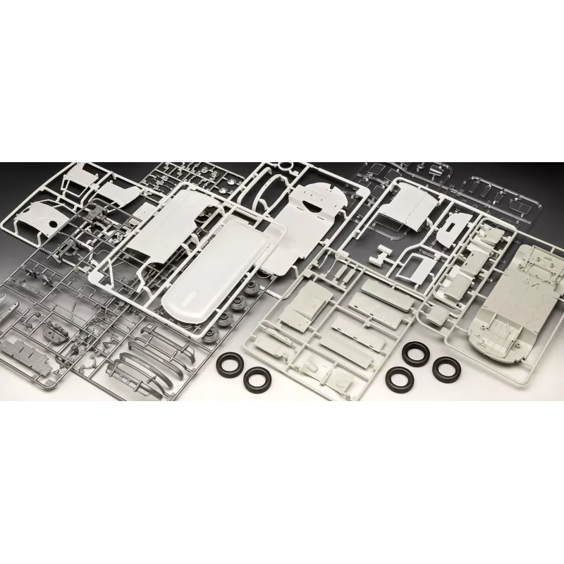Maqueta de plástico VW T1 Panel Van - decoración Gulf 1/24