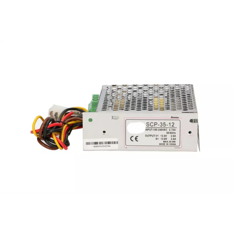 Fuente de alimentación con cargador de batería Extralink SCP-35-12 13,8 V 35 W 12 V carcasa metálica, entrada 100–240 V AC