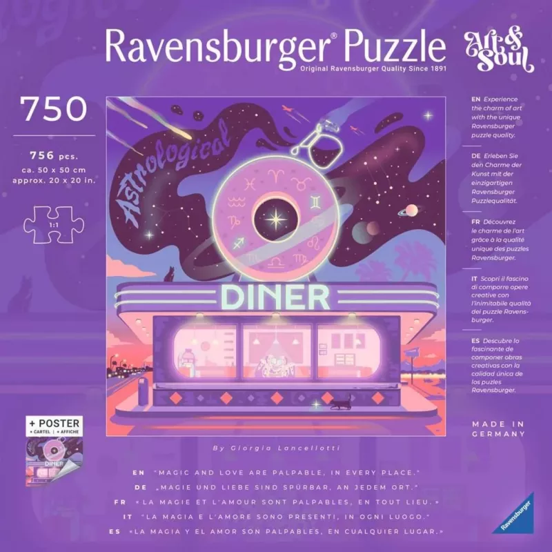 Puzzle Art & Soul - Astrological Diner 750 piezas