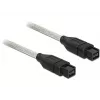 Cable FireWire DeLOCK FireWire B/B 1,0 m gris