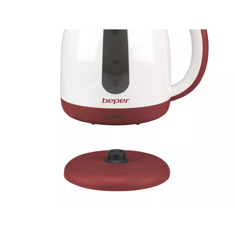 Hervidor eléctrico Beper 1,7L 2200W negro