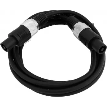 Cable de altavoz Omnitronic 2 x 2,5 mm², 5 m, negro