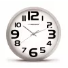 Reloj de pared Esperanza EHC013K Zurich negro, reloj de cuarzo ovalado negro, blanco