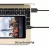 Cable USB-A a USB-C Unitek C14068BK, 2 m, USB 2.0, negro, conector-conector