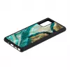Funda protectora iKins para Samsung Galaxy Note 20 — diseño ágata aguamarina