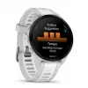 Smartwatch GARMIN Forerunner 165 — GPS, AMOLED 1,2 pulgadas, 4 GB, 5 ATM, 11 días de batería, Caja gris, Correa blanca