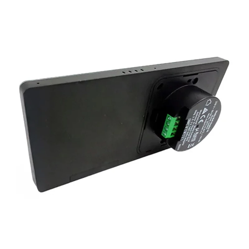 Pack Shelly Wall Display X2 Black + BLU H&T Black, panel de control empotrable, Android, Wi-Fi, Bluetooth