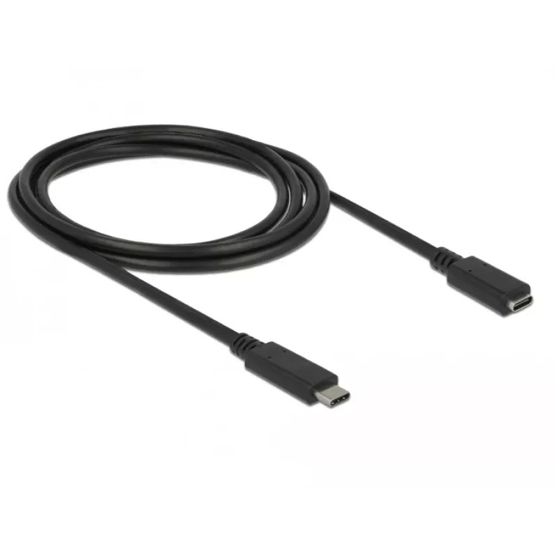 Cable USB DeLOCK SuperSpeed USB 3.2 Gen 1 2 m USB-C negro