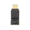 Tripp Eaton Tripp Lite Series adaptador convertidor USB-C a USB Type-C en ángulo recto M/H 10Gbps 3A - adaptador USB - 24 pines USB-C (M)