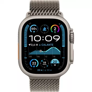Apple Watch Ultra 2 Cell 49mm titanio natural Milanesa S