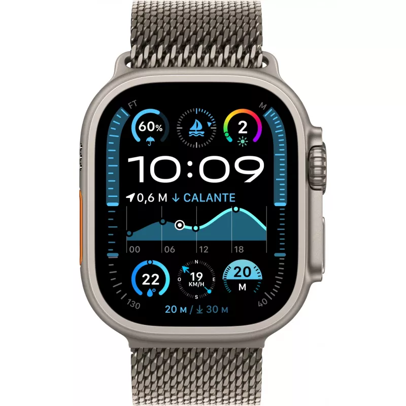Apple Watch Ultra 2 Cell 49mm titanio natural Milanesa S