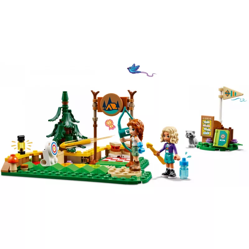 LEGO Friends Campamento de aventura de tiro con arco 42622 — 157 piezas, 2 minifiguras, edad 6+