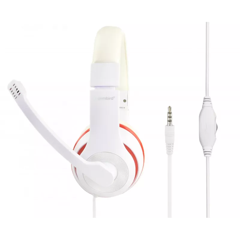 AURICULARES ESTÉREO BLANCOS/MHS-03-WTRD GEMBIRD