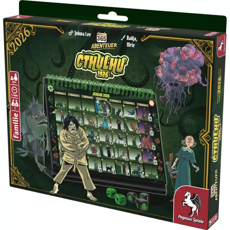 365 adventure - Cthulhu 1926 (Edición 2026), juego de rompecabezas