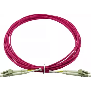 Compatible Dell EMC CBL-LC-OM4-1M BlueOptics Cable de fibra óptica dúplex LC-UPC/LC-UPC beige, 1 metro, multimodo, G50/125µm OM4, atenuación de entrada: inferior a 0