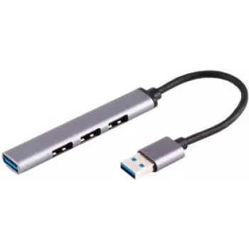 ShiverPeaks BS13-50001 Hub USB USB 3.2 Gen 1 Type-A 5000 Mbit/s aluminio negro