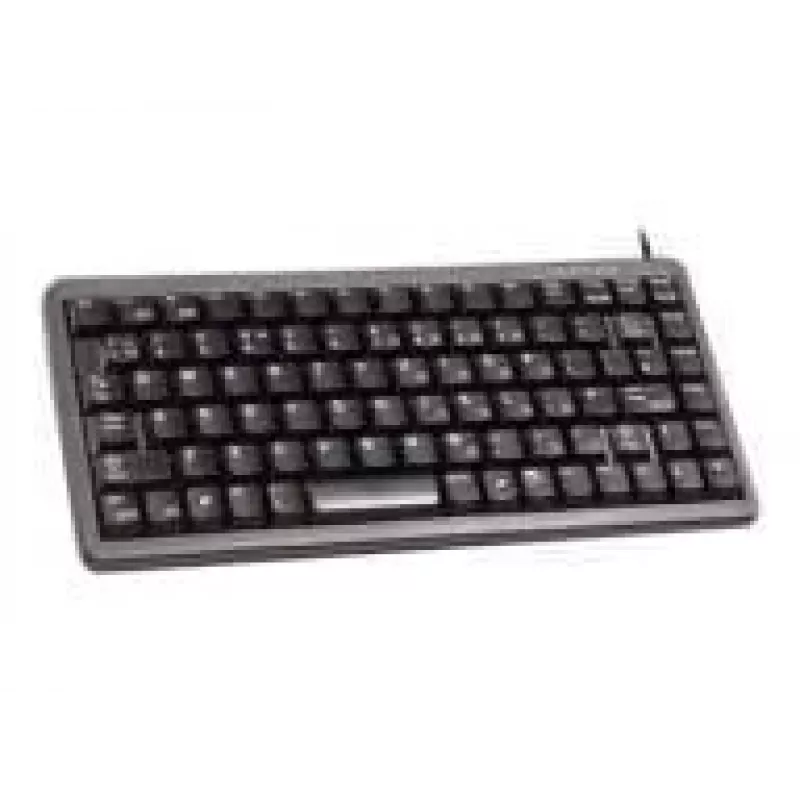 Teclado CHERRY Compact, combo (USB + PS/2), DE oficina USB + PS/2 QWERTY negro