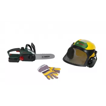 Set de leñador de madera de juego de rol para niños KLEIN modelo 8197 — herramientas de juguete para juegos imaginativos al aire libre y en el bosque