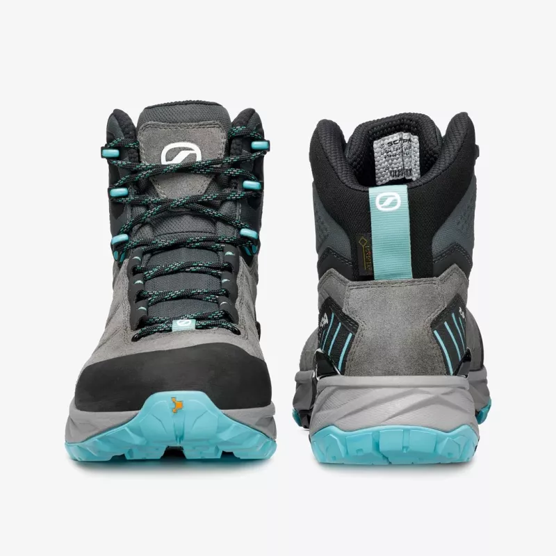 Scarpa Rush TRK GTX Woman zapatillas de senderismo para mujer, talla 38, Midgray/Aqua
