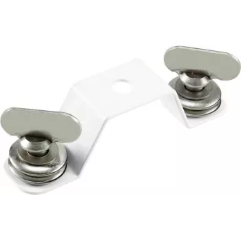 Soporte de montaje EUROLITE Omega-Bügel 46 ws 51786564, abrazadera Omega de metal para luminarias