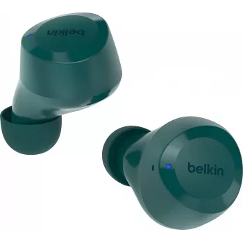 Belkin SoundForm Bolt AUC009btTE auriculares intraaurales true wireless con micrófono, verde azulado