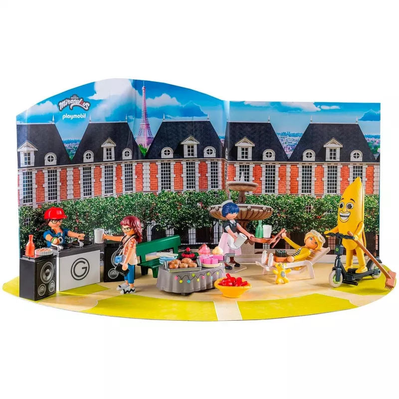 Figuras Miraculum 71344 Calendario de adviento: Miraculous: Pícnic en París
