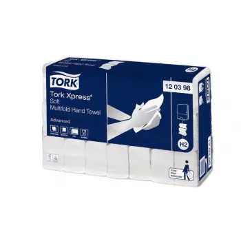 Toallas de papel Tork Xpress Multifold Soft H2 2 capas 180 hojas 25,5 x 21,2 cm