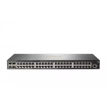 HPE - Serie Aruba - Switch - 2930F 48G 4SFP+ - L3 - gestionado - 48 x 10/100/1000 + 4 x 1 Gigabit/10 Gigabit SFP+ (Uplink) - montaje en rack