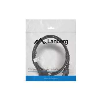 Cable de alimentación Lanberg CA-C13C-10CC-0018-BK negro 1,8 m conector hembra C13 CEE7/7 (CA-C13C-10CC-0018-BK)