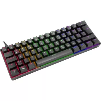 Teclado gaming mecánico Speedlink ATMOS RGB — diseño compacto, retroiluminación RGB