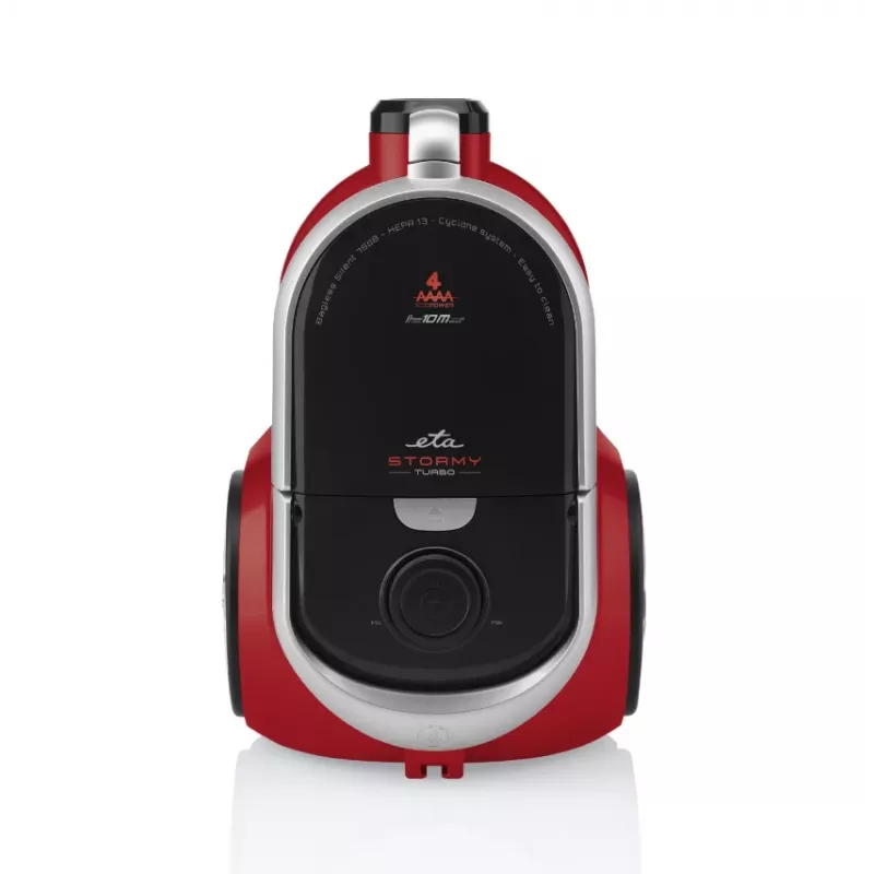 ETA | Aspirador | ETA351790000 Stormy Turbo | Sin bolsa | Potencia 800 W | Capacidad de polvo 2,2 L | Negro/Rojo