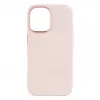 Funda trasera FIXED para Apple iPhone 16 silicona líquida rosa con funda protectora fina MagFlow