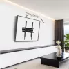 Soporte de pared para TV MACLEAN MC-748A VESA 100x100–400x400 mm inclinable negro soporta hasta 45 kg