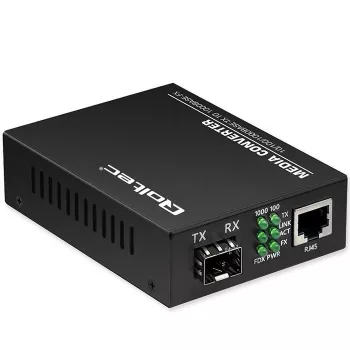 Media Converter SWITCH Ethernet 1x RJ45 1x SFP