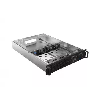 Chasis rack Lanberg SC01-6502-12B 2U negro 7 ventiladores
