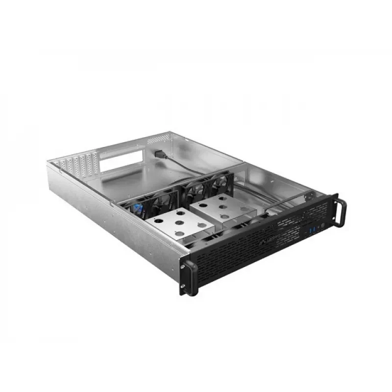 Chasis rack Lanberg SC01-6502-12B 2U negro 7 ventiladores
