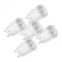 Set de enchufes inteligentes Shelly Plug S MTR Gen3 — 5 uds., 12A, blanco