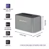 Base de acoplamiento Qoltec 5315 HDD/SSD | 2.5/3.5 SATA | USB 3.0