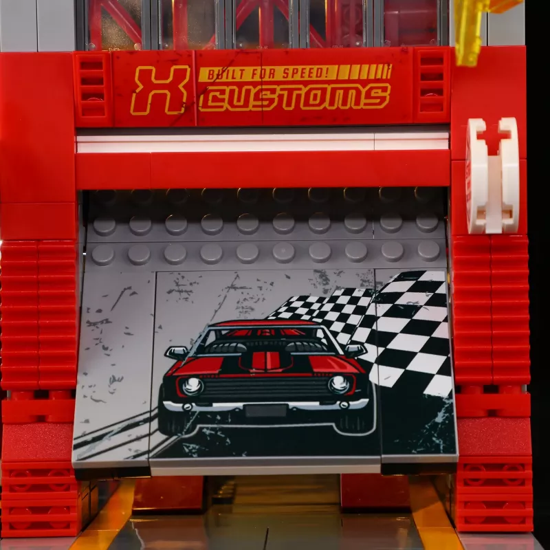 Street MOD Garage, juguete de construcción