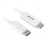 Cable adaptador DisplayPort 1.2 Sharkoon 4K, 1 m de longitud