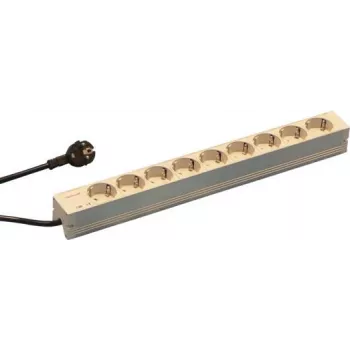 Schroff 60110-202 Unidad de distribución de corriente (PDU) 9 salidas AC 1U gris (60110202)