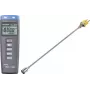 VOLTCRAFT K102 + TP 205 Termómetro -200 a +1370 °C sensor Type-K