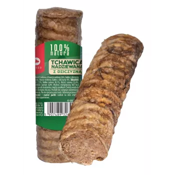 MACED Tráquea rellena de carne de caza - masticable para perros - 120 g