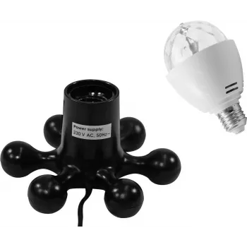 Set LED EUROLITE BC-1 RGB negro Hexopus Socket — set de iluminación LED RGB para efectos