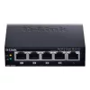 Switch de red D-Link DGS-1005P/E no gestionado Gigabit Ethernet (10/100/1000) Power over Ethernet (PoE) negro
