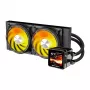 Refrigeración líquida de CPU Darkflash DE240 (negra) — radiador de 240 mm, refrigeración líquida AIO